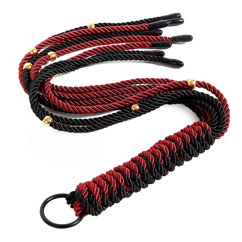 Riding Crop Dressage - 63 centimetri Rosso e Nero Doppio