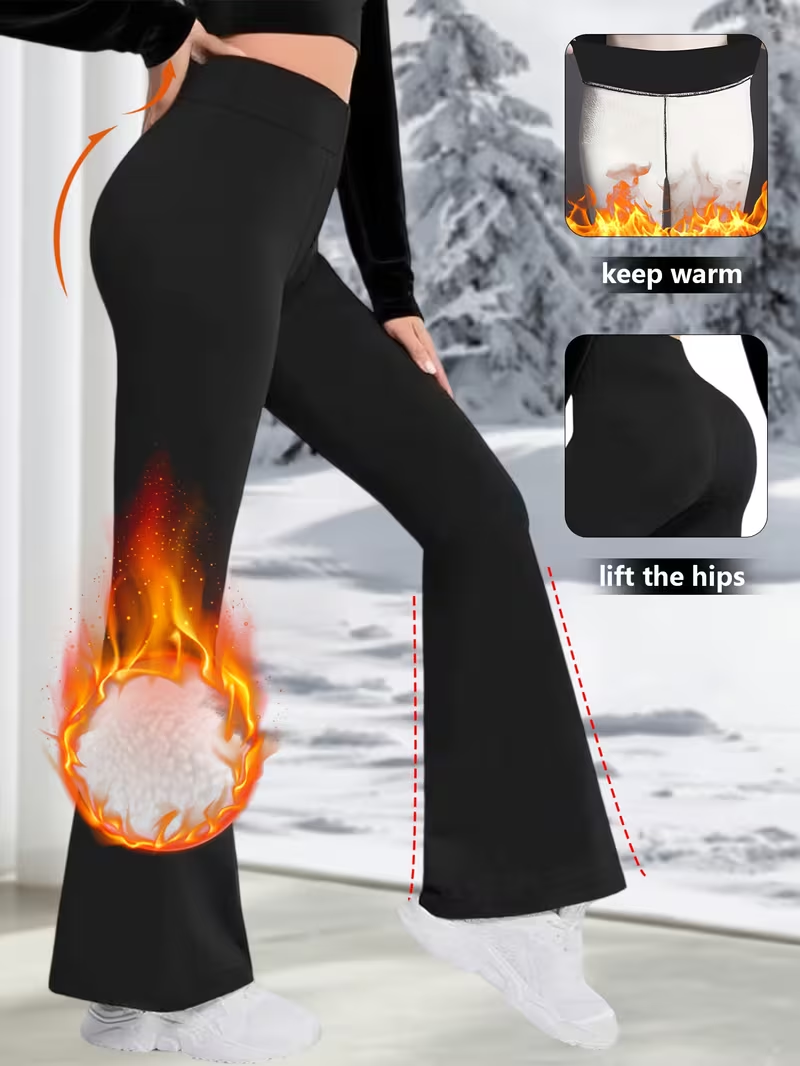 Outdoor Sport Outfit - Pantaloni svasati invernali Pantaloni termici foderati