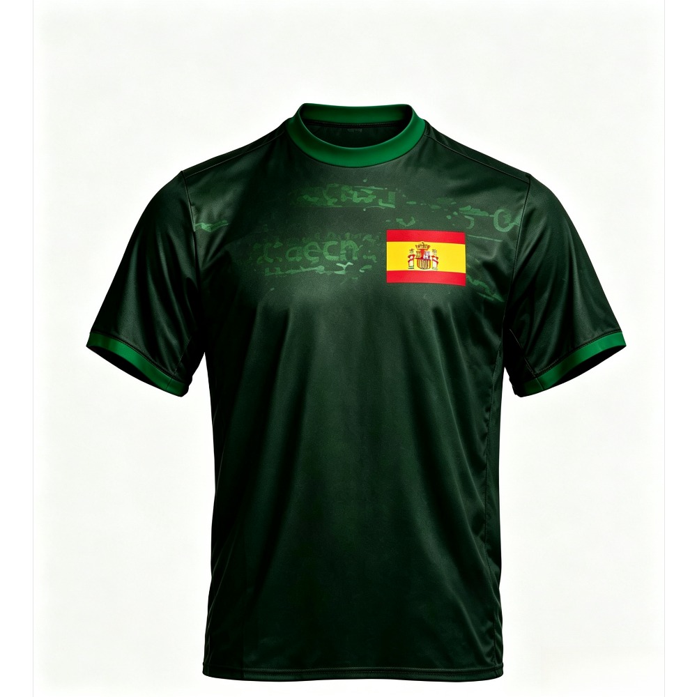Outdoor Sport Outfit - Maglietta da uomo verde scuro con