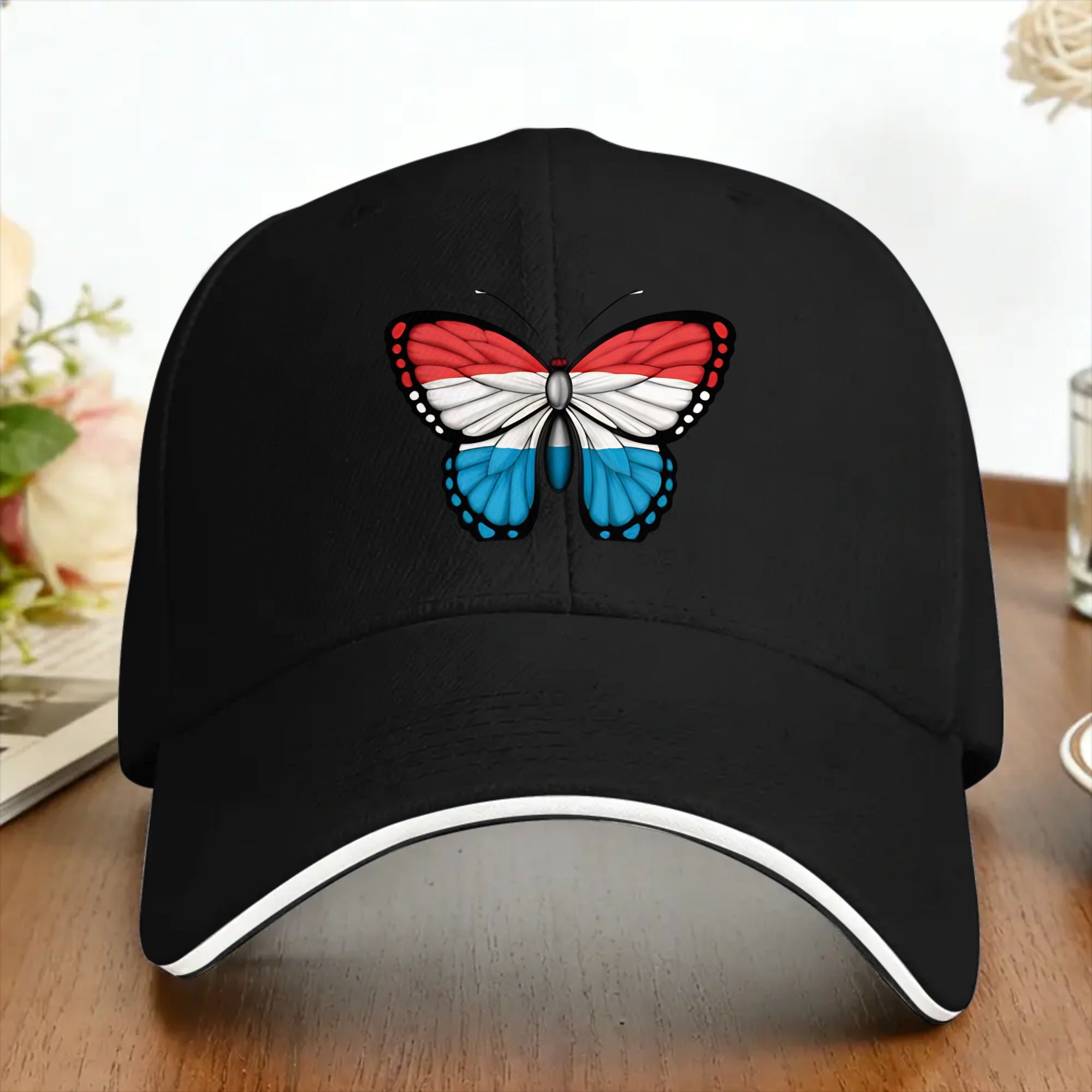 Outdoor Sport Luxembourg - Cappello da Baseball Casual con Bandiera