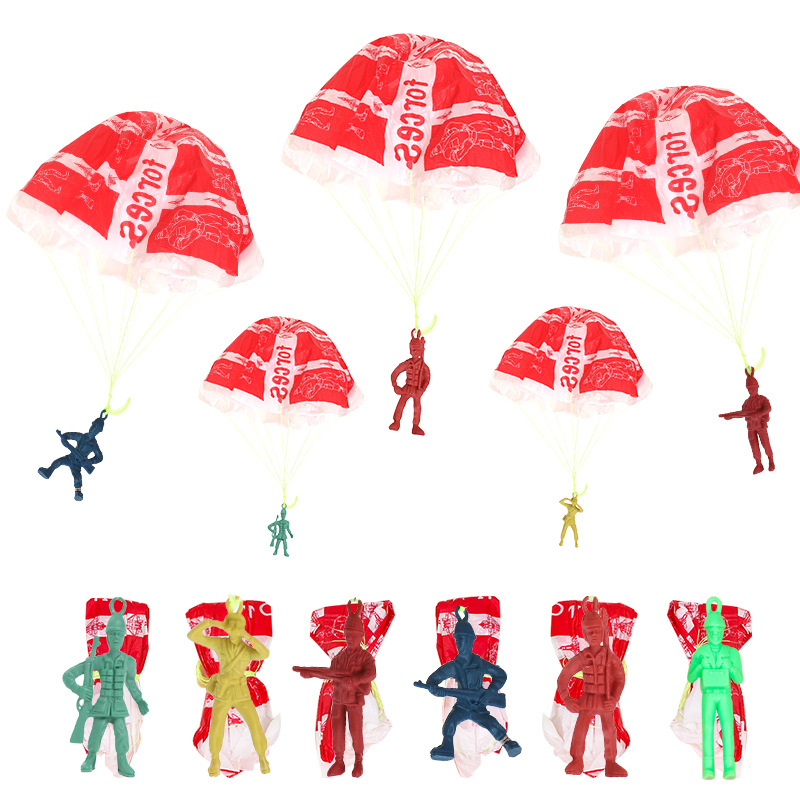 Outdoor Sport For Kids - 10 pezzi di plastica espulsione paracadute