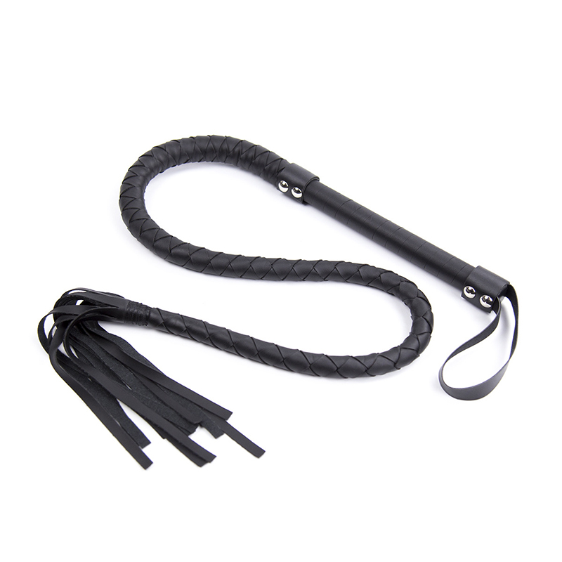 Riding Crop Dressage - Manico in tessuto di pelle da