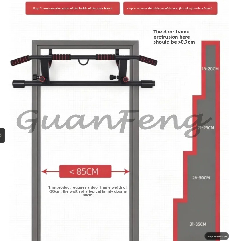 Barra per trazioni senza viti  - Chin Bar Doorway recensione e prezzo