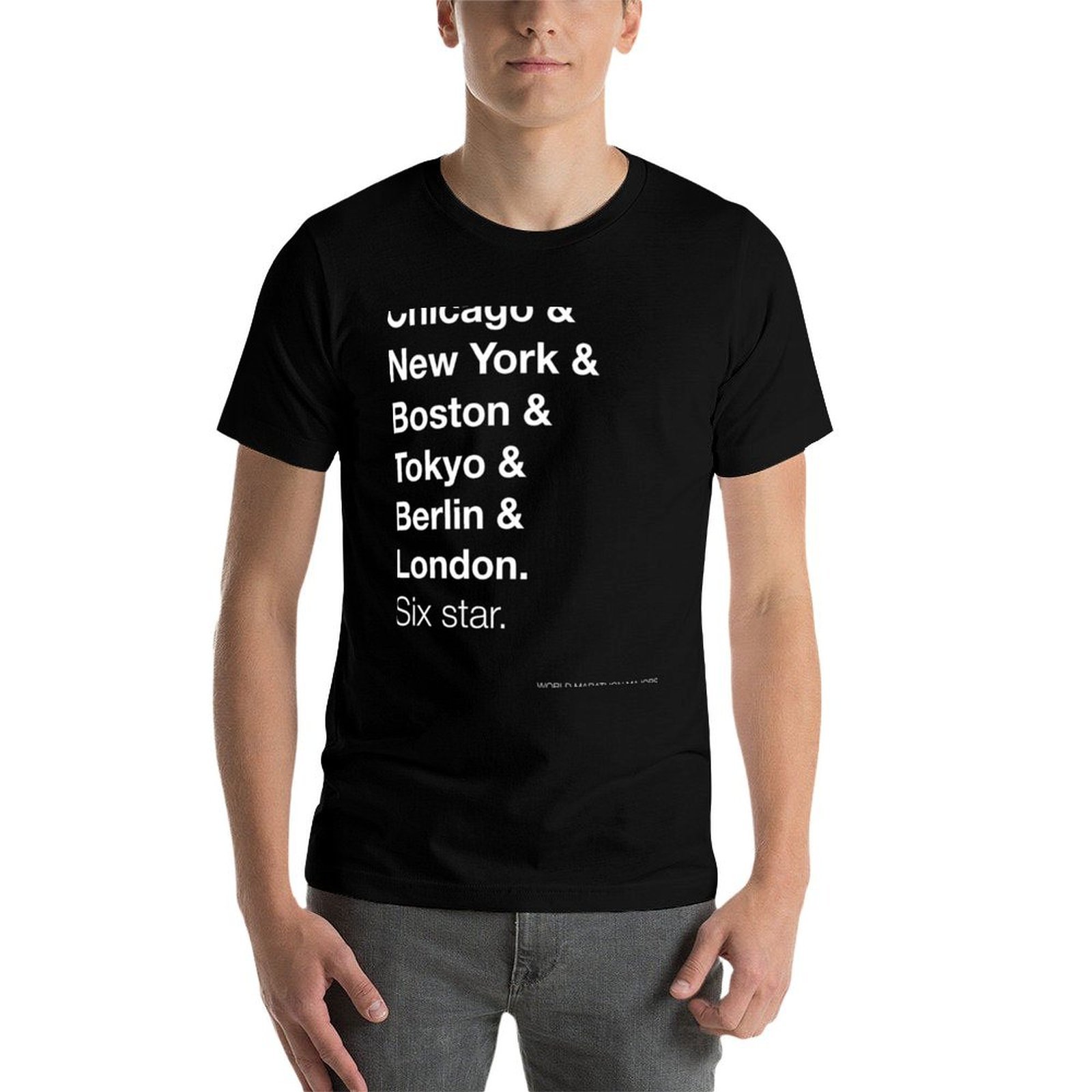 T-Shirt World Marathon Majors  - Outdoor Sports List recensione e prezzo