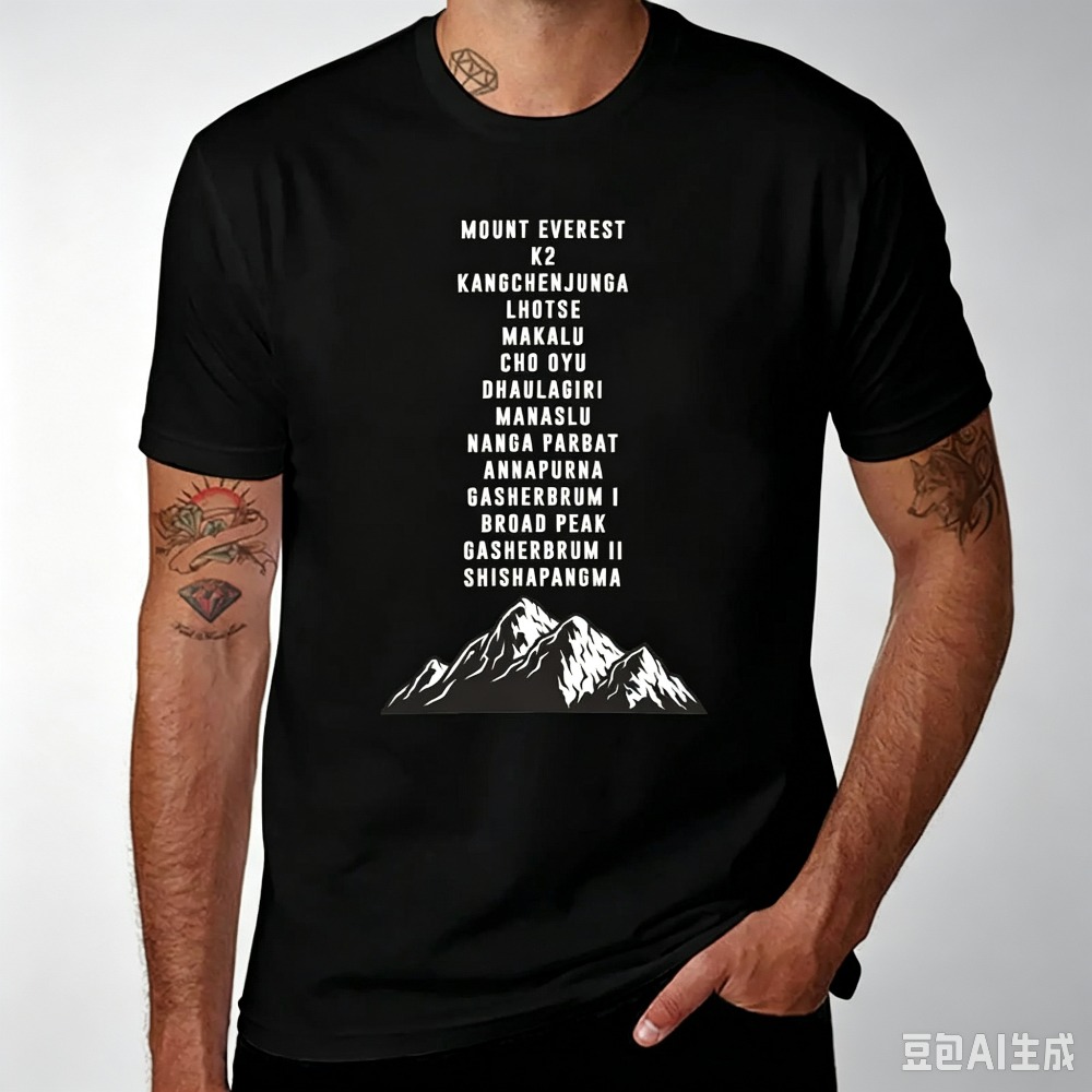 T-shirt da uomo con stampa del - Outdoor Sports List recensione e prezzo